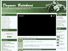 Tablet Screenshot of kvetiny.borovnice.cz