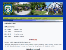 Tablet Screenshot of hasici.borovnice.cz